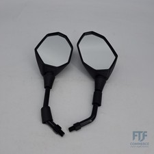 Evermotor Universal Motorrad Spiegel E-, 360°Drehbarer Motorrad Rückspieg