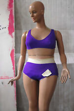 Sporett Bikini lila Schwimmmode 80er DDR TRUE VINTAGE 80s women swimsuit NOS
