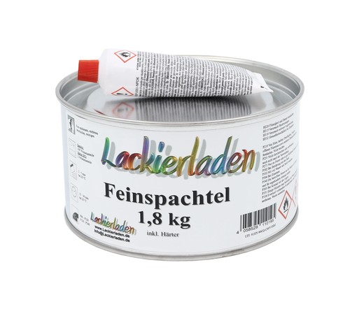 Feinspachtel inkl härter 8 - feinspachtel, 1,8
