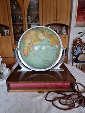 Columbus DUO Erdglobus mit Atlas Glasglobus Paul Oestergaard  Leuchtglobus 