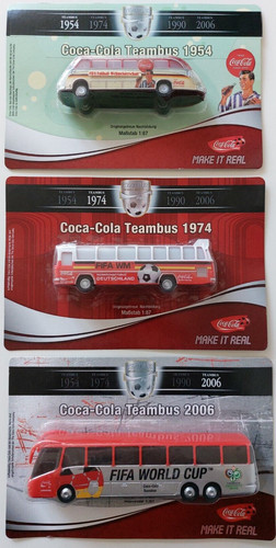Coca cola fußball teambus - wm,