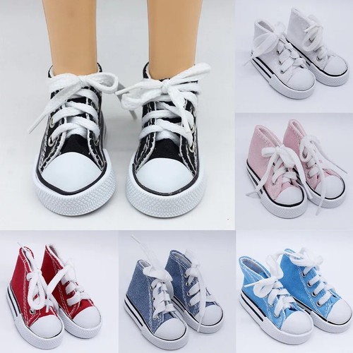 Puppenschuhe canvas 5cm - puppenschuhe, 7,5cm
