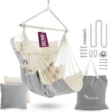 HEIMLING Hängesessel High-Class Outdoor & Indoor XXL Hängematte Garten Balkon 