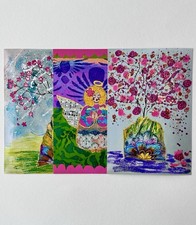 Set of 3 Art Prints 10x15cm -