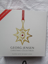 Georg Jensen, Christmas Collectibles, Stern mobil, 1993-2023, 18 Carat vergoldet