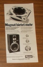 Seltene Werbung vintage MAGNAT ALL RIBBON 8 HiFi Lautsprecher Boxen 1981