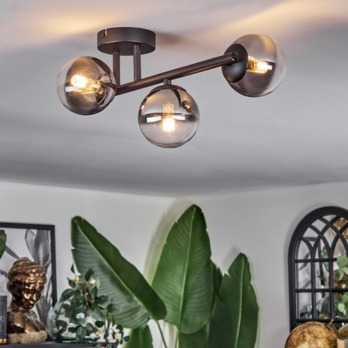 Retro deckenlampe flammig - deckenlampe, 3-flammig