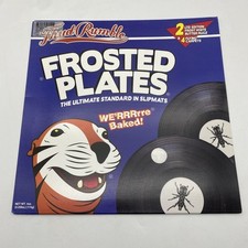 Thud Rumble Frosted Plates (Pair) - DJ Qbert Skratchy Seal White Butter Rugz