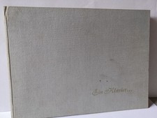 Buch Ein Klavier by Hans Sauter 1957