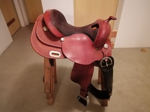 Westernsattel braun
