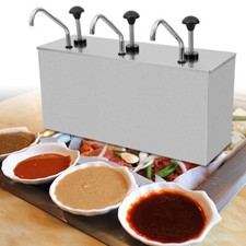 Saucenspender Edelstahl Pumpspender Senfspender Dosierspender Sauce Dispenser