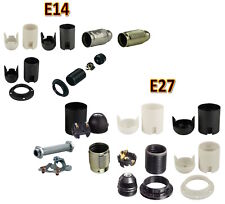 Unitec Lampenfassung E14 E27 Isolierstoff Wandfassung Hängefassung Gewinde M10
