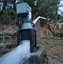 10KW Wasserkraft Pelton 3-phase 400V Hydro Generator Geneigter Wasserrad Turbine