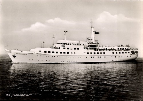 Schiff bremerhaven - ak,