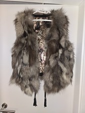 fuchs pelz weste Real fox fur west soft  