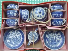 Vintage Kindergeschirr Puppen-Teeservice 60er Jahren mit Originalverpackung