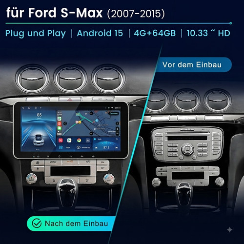Android 15 carplay - 10.33”android,