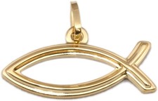 Anhänger Ichthys Gold 333 8