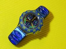Swatch Mid-Size Aqua Chrono SLAMMA JAM mit Flexarmband - NEU aber OHNE Schachtel