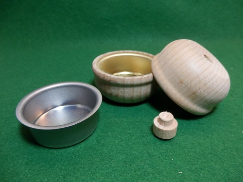 Teelichthalter holztülle - holztülle, Ø