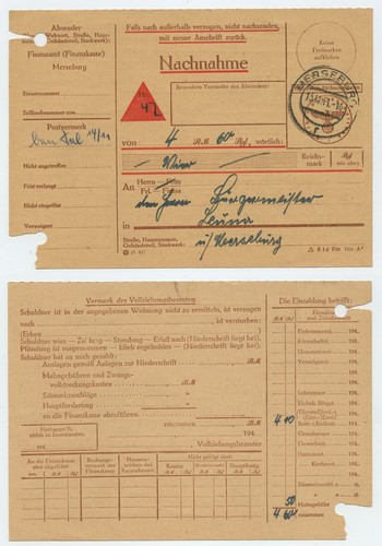 113204 nachnahme finanzamt - -,