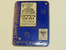 Oldtimer email plakette - email,