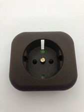 Busch Jaeger Einsatz f UP Steckdose Duro LX 2000 Mahagoni Braun Berührungs. geb