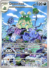 Pokemon Karte  Deponitox PAR 204/182 Paradoxrift Deutsch NM Full Art Rare