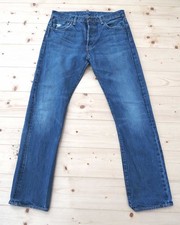 Levi's 501 Herren Jeans Hose W32 L32 Straight Fit Destroyed P324