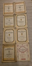 8-teiliges Set Noten Klavier Edition Schott u.a. Paganini/Mozart/Bach/Strauss