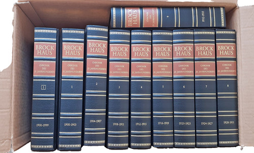 Brockhaus bände chronik - brockhaus, bände,