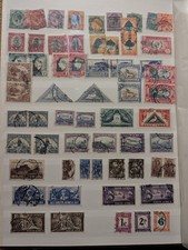 Afrika Sammlung mit britischen Kolonien, viel Südafrika und Zaire Fische 4er Bl