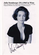 Autogramm - Julia Stemberger