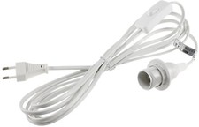 Netzkabel mit Schalter und E14