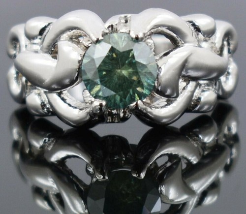 Blauer diamant ring - 1,00,