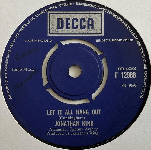Jonathan king let it all - let,