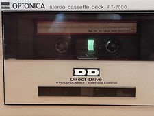 Optonica RT 7000 Tape Kassette Deck Cassette guter Zustand Direct Drive silber