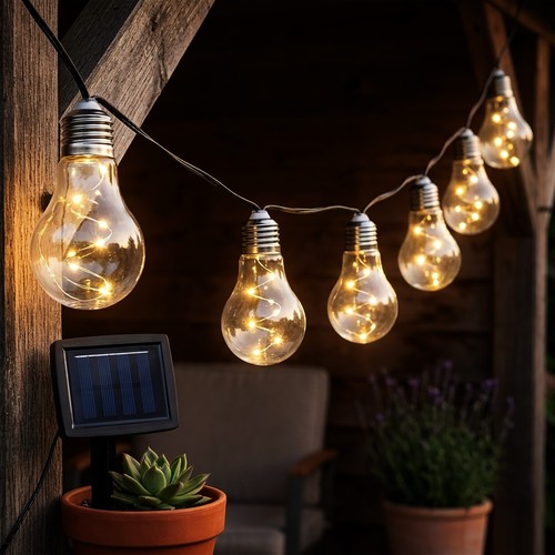 Led solar lichterkette 450 - solar, cm