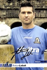 Autogrammkarte Fußballer