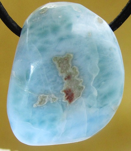 Larimar trommelstein - larimar,