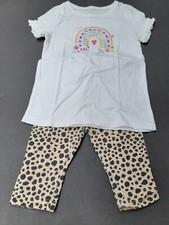 Kombi*T-Shirt*Topolino* Capri-Leggings*dopodopo*Mädchen Gr. 104*Hose*Regenbogen*