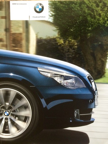 Prospekt brochure bmw e60 - bmw, 5er