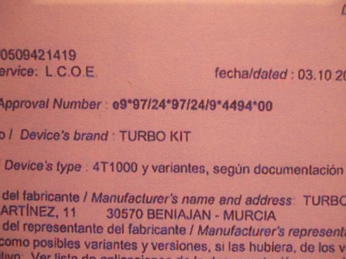 Turbo kit - turbo,