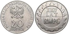 Polen - Poland 20 Zloty 1974 -