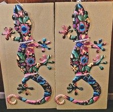 2er set metall wanddeko - set, "
