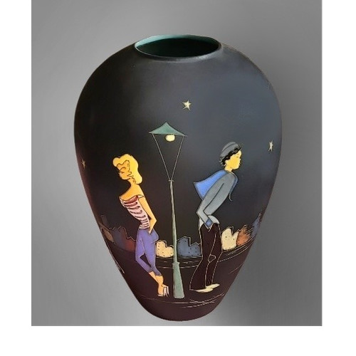 Keramikvase xxl ruscha - -,