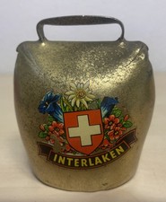 Kuhglocke aus Messing 8 cm hoch