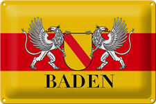 Schild Blech 30x20cm - Made in