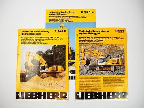 Prospekte liebherr r964 - prospekte,