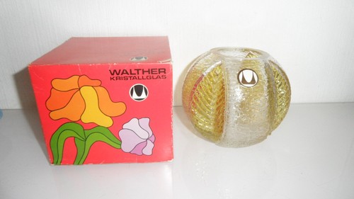 Walther glas vase - walther, jahre